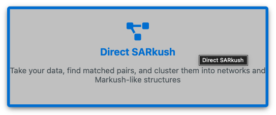 Direct SARkush dashboard