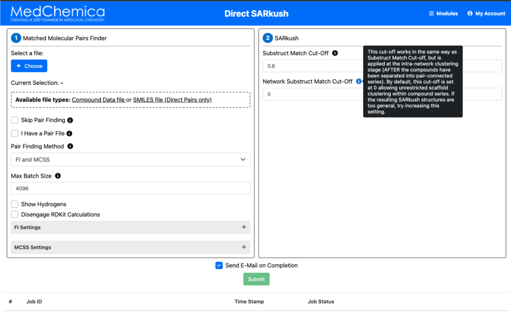 Direct SARkush input